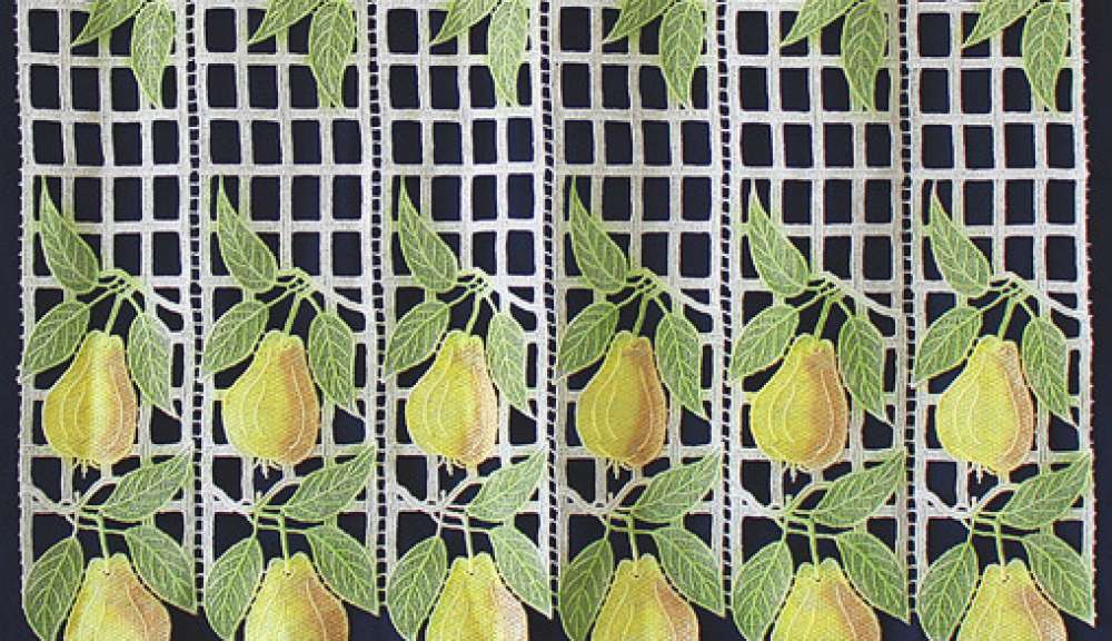 Nouveau : un parfait rideau de cuisine en macramé