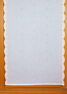 Voilage broderie anglaise