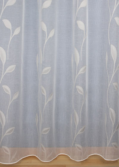 Voilage motif taupe